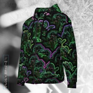 NEW!⚡Only 25 Made! Biosynthebliss Visionary Art Zip Hoodie