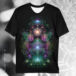 NEW!⚡Only 25 Made! Holobloom Men’s Visionary Art Graphic Print T-Shirt