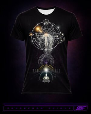 Conscendo Animus | Psychedelic Visionary Art Men's Graphic T-Shirt