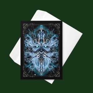 🌲🍄NEW! Jack Frost Visionary Art Holiday Greeting Card