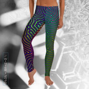 NEW!⚡Only 25 Made! Biologic Eco-Conscious Visionary Art Leggings