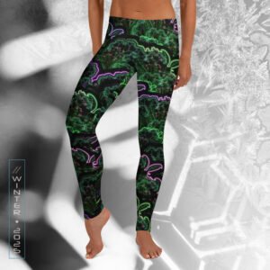 NEW!⚡Only 25 Made! Biosynthebliss Eco-Conscious Visionary Art Leggings