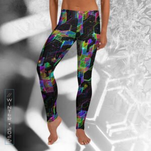 NEW!⚡Only 25 Made! Question Everything Eco-Conscious Visionary Art Leggings