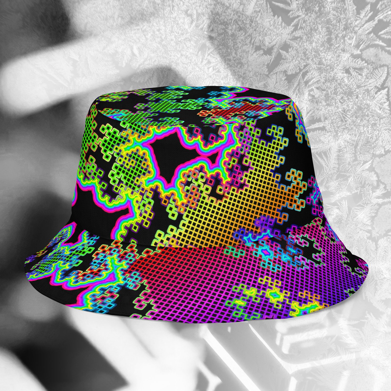 ⚡Only 25 Made! Fractal Dream Visionary Art Bucket Hat - Image 8