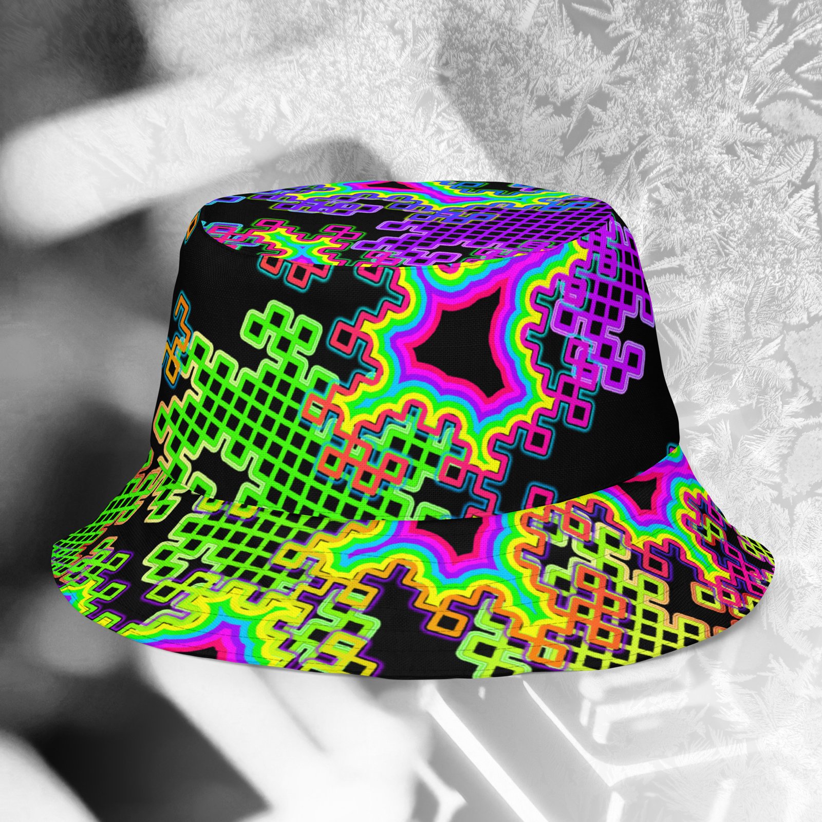 ⚡Only 25 Made! Fractal Dream Visionary Art Bucket Hat - Image 4
