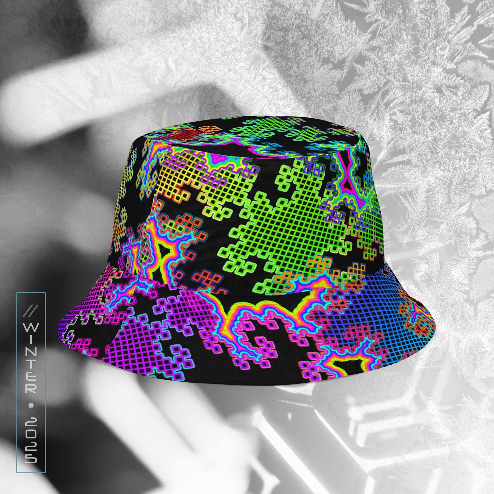 ⚡Only 25 Made! Fractal Dream Visionary Art Bucket Hat - Image 3