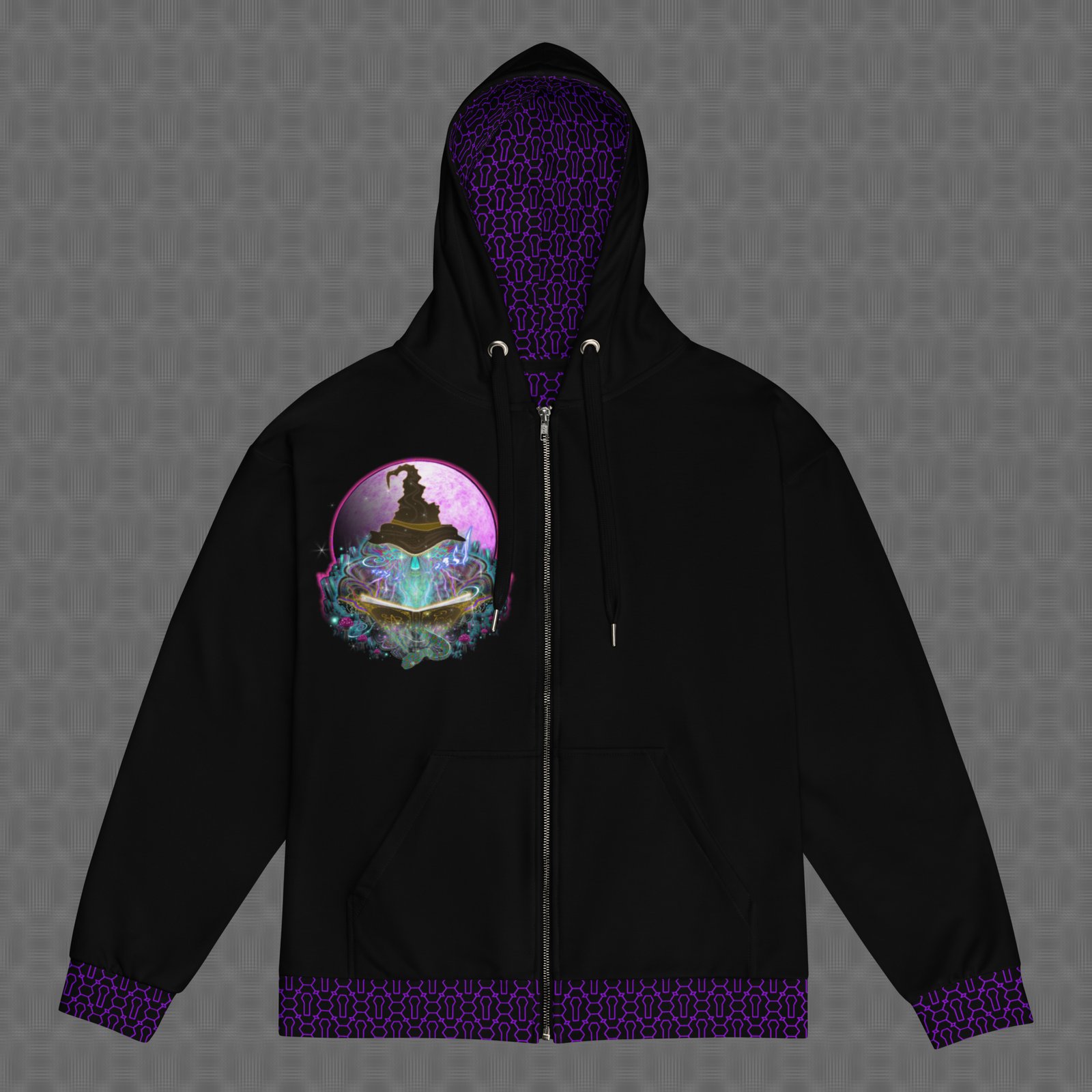 Telekinetic Graphic Zip Hoodie - Image 4