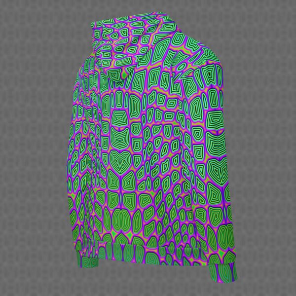 Reptilian All-Over Zip Hoodie