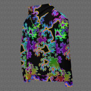 NEW • Fractal Dreams All-Over Zip Hoodie
