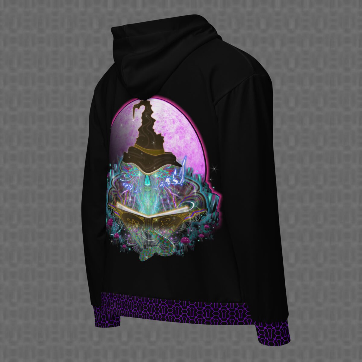 Telekinetic Approach | Psychedelic Visionary Art Unisex Graphic Hoodie
