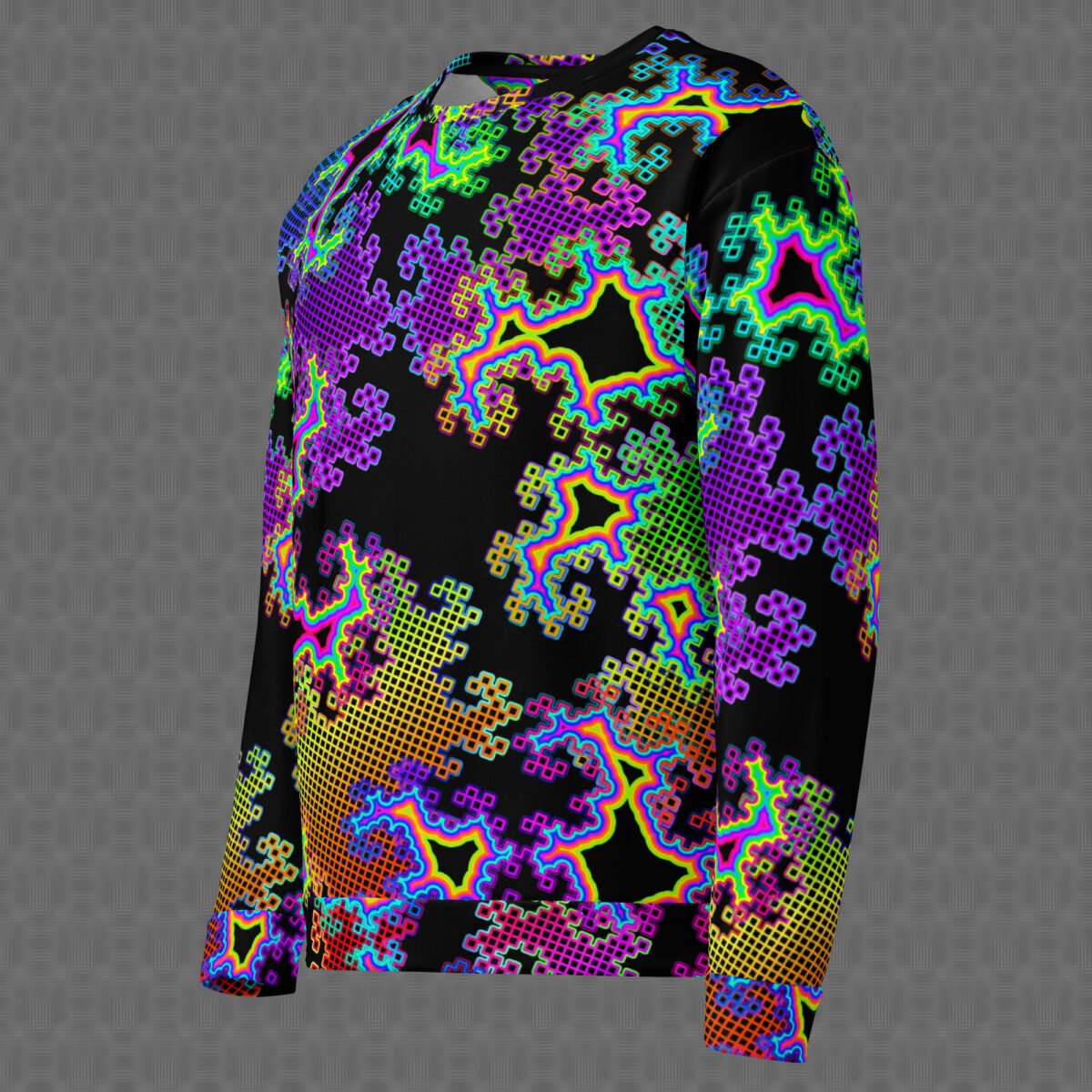 Fractal Dreams | Psychedelic Visionary Art Men's Sweater