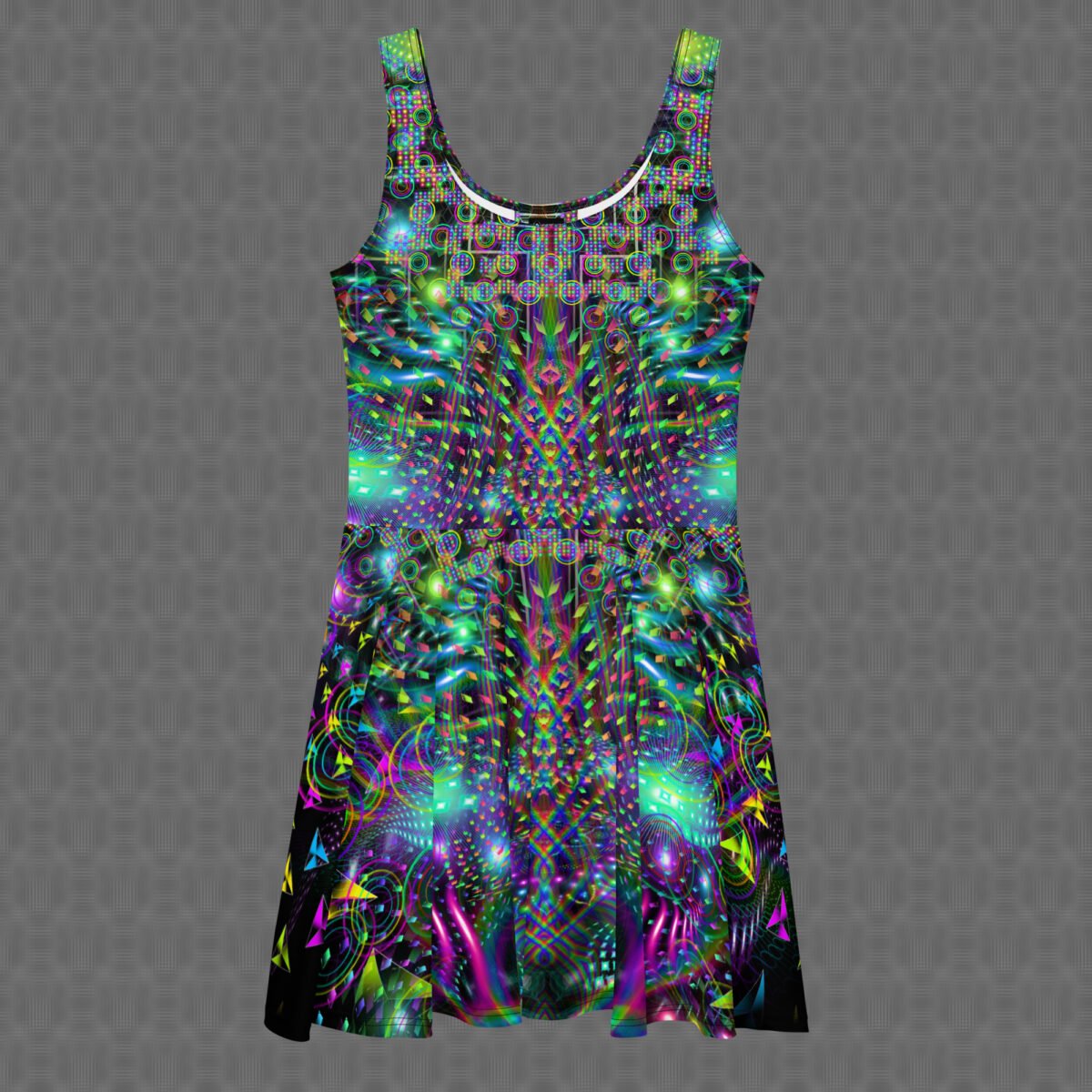 Huachamama | Psychedelic Visionary Art Skater Dress