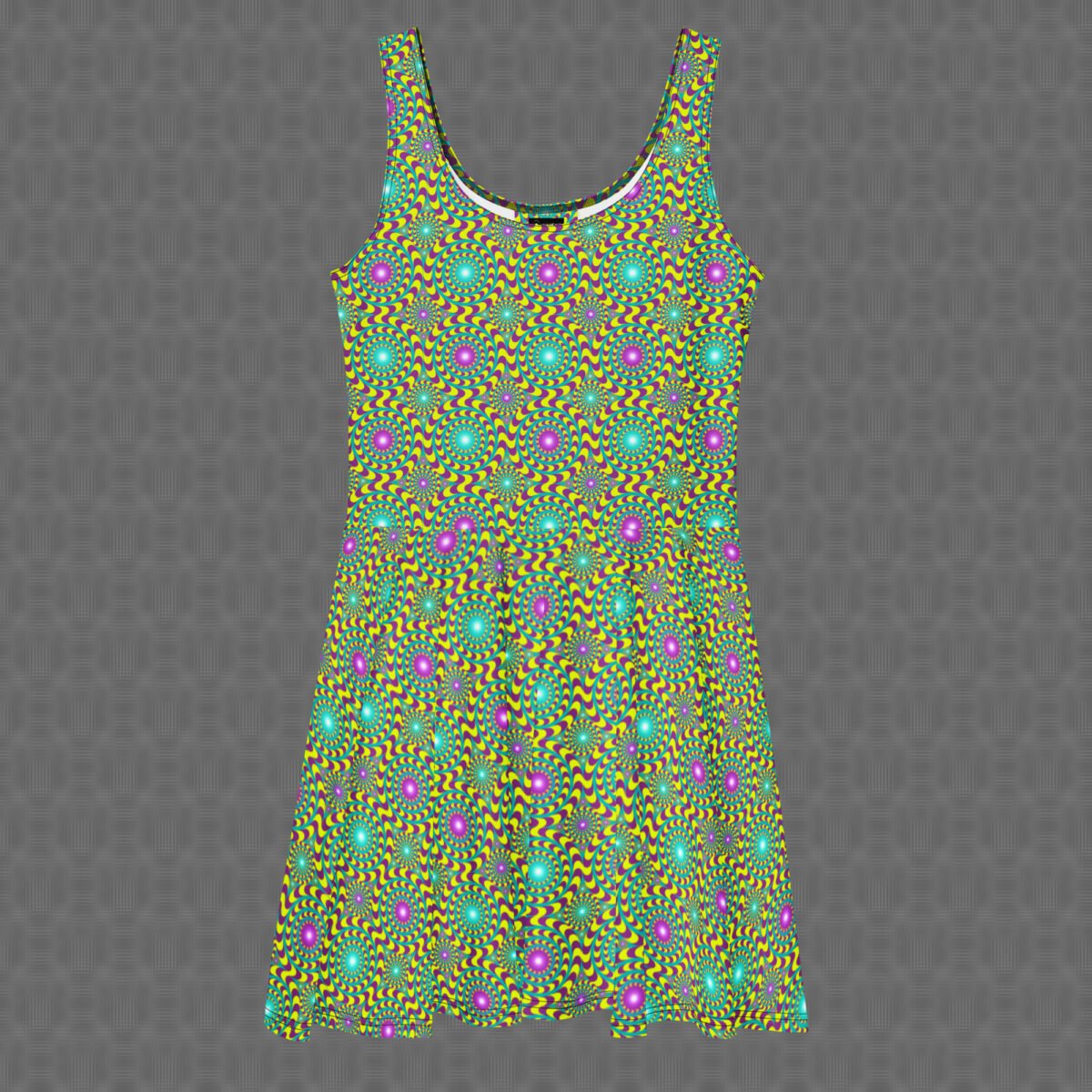 Trip Hazard | Psychedelic Visionary Art Skater Dress