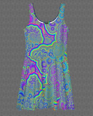 Neuroverse | Psychedelic Visionary Art Skater Dress