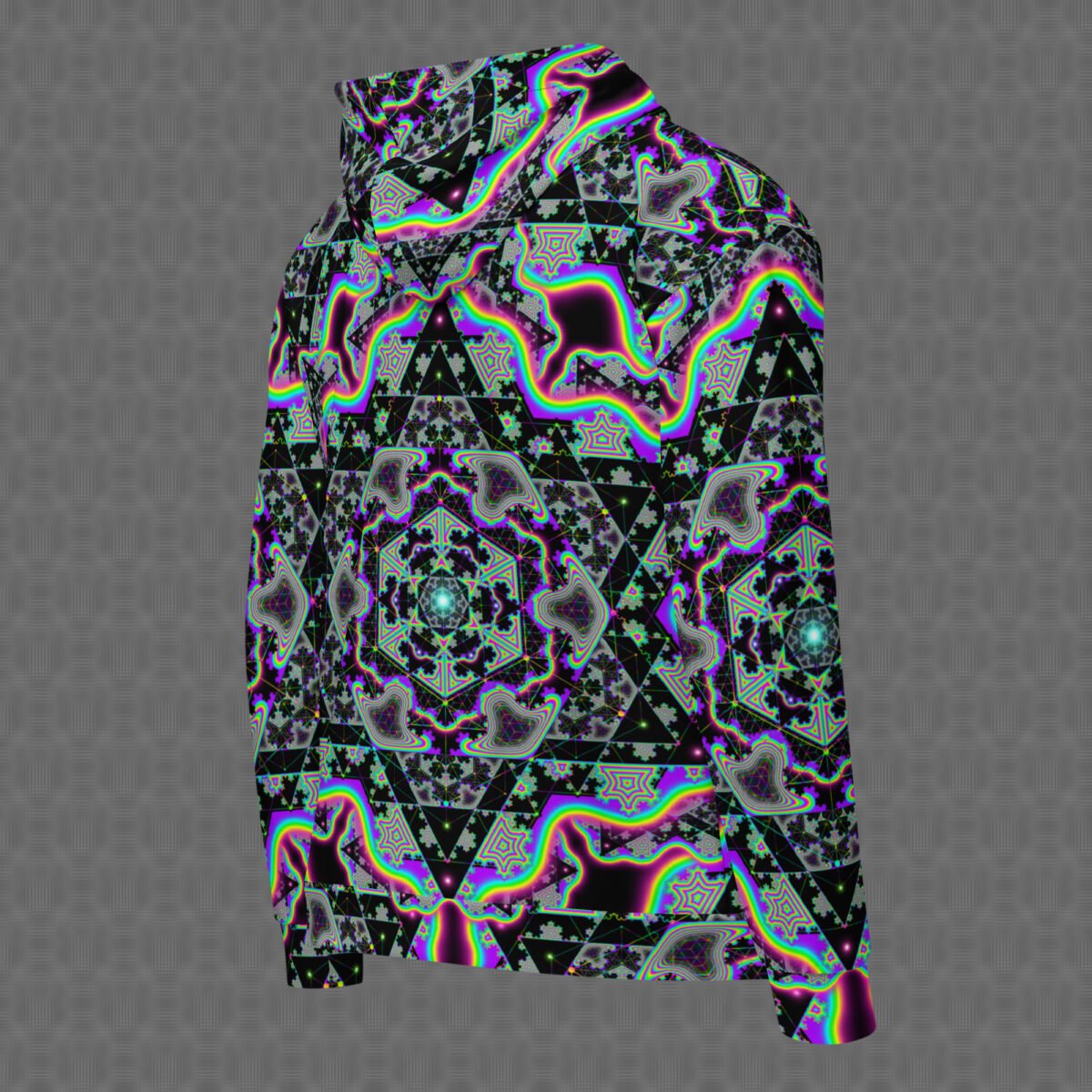 Microgram | Psychedelic Visionary Art Unisex All-Over Hoodie