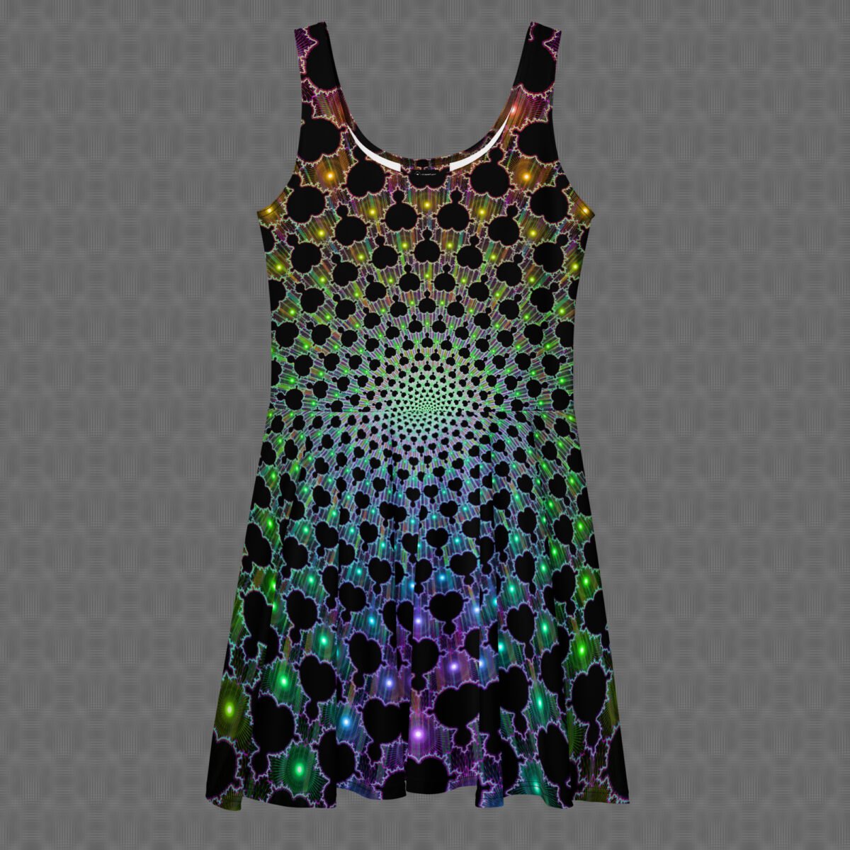 Brainfreeze | Psychedelic Visionary Art Skater Dress