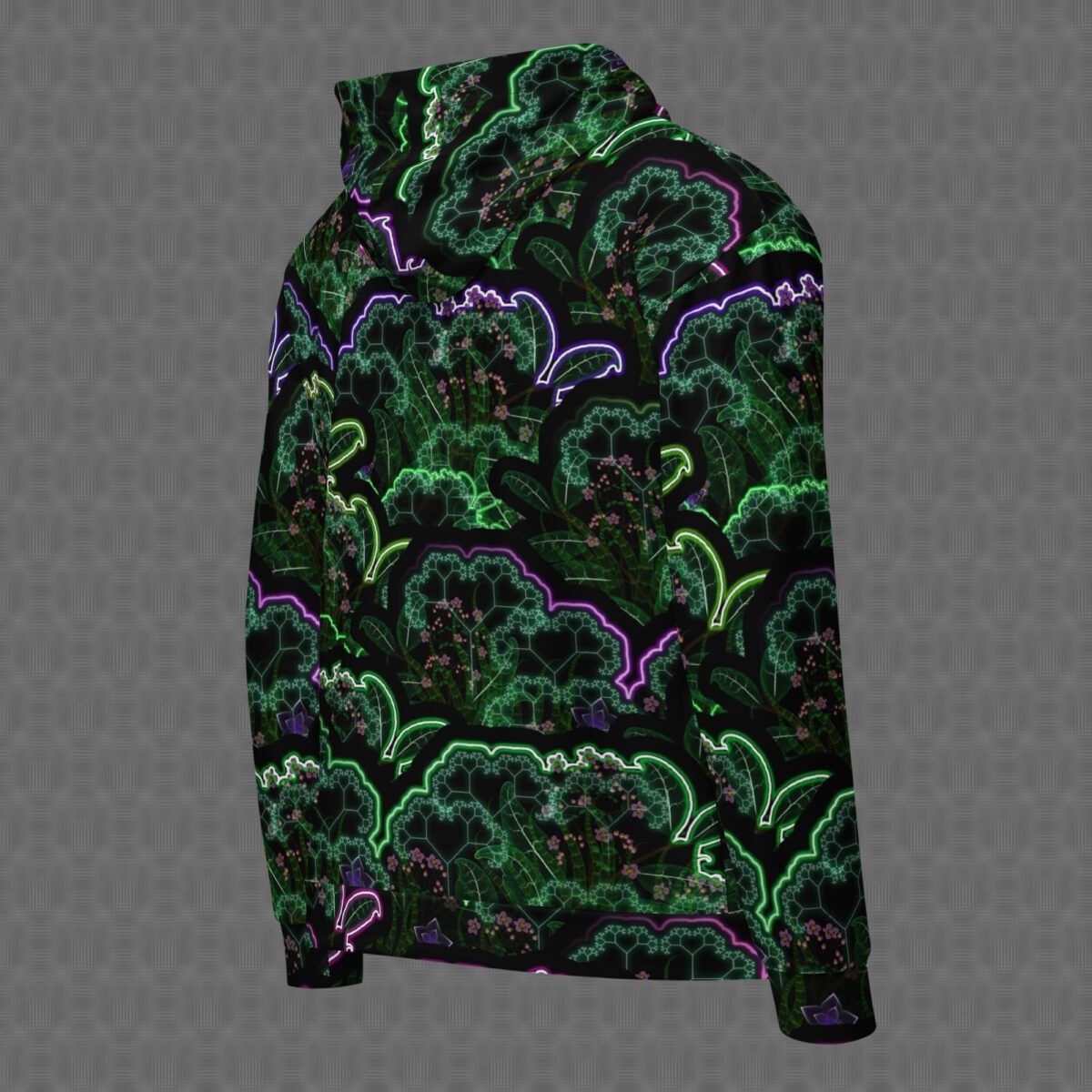 Biosynthebliss | Psychedelic Visionary Art Unisex All-Over Hoodie