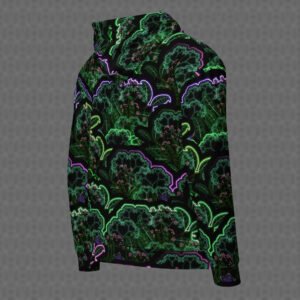 NEW • Biosynthebliss All-Over Zip Hoodie