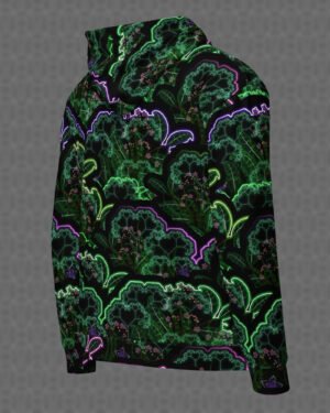 Biosynthebliss | Psychedelic Visionary Art Unisex All-Over Hoodie