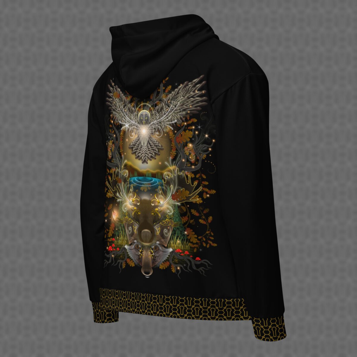 Forestcopia | Psychedelic Visionary Art Unisex Graphic Hoodie