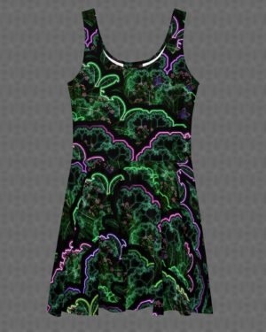 Biosynthebliss | Psychedelic Visionary Art Skater Dress