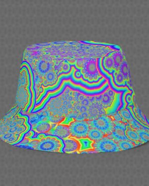Neuroverse | Psychedelic Visionary Art Reversible Bucket Hat