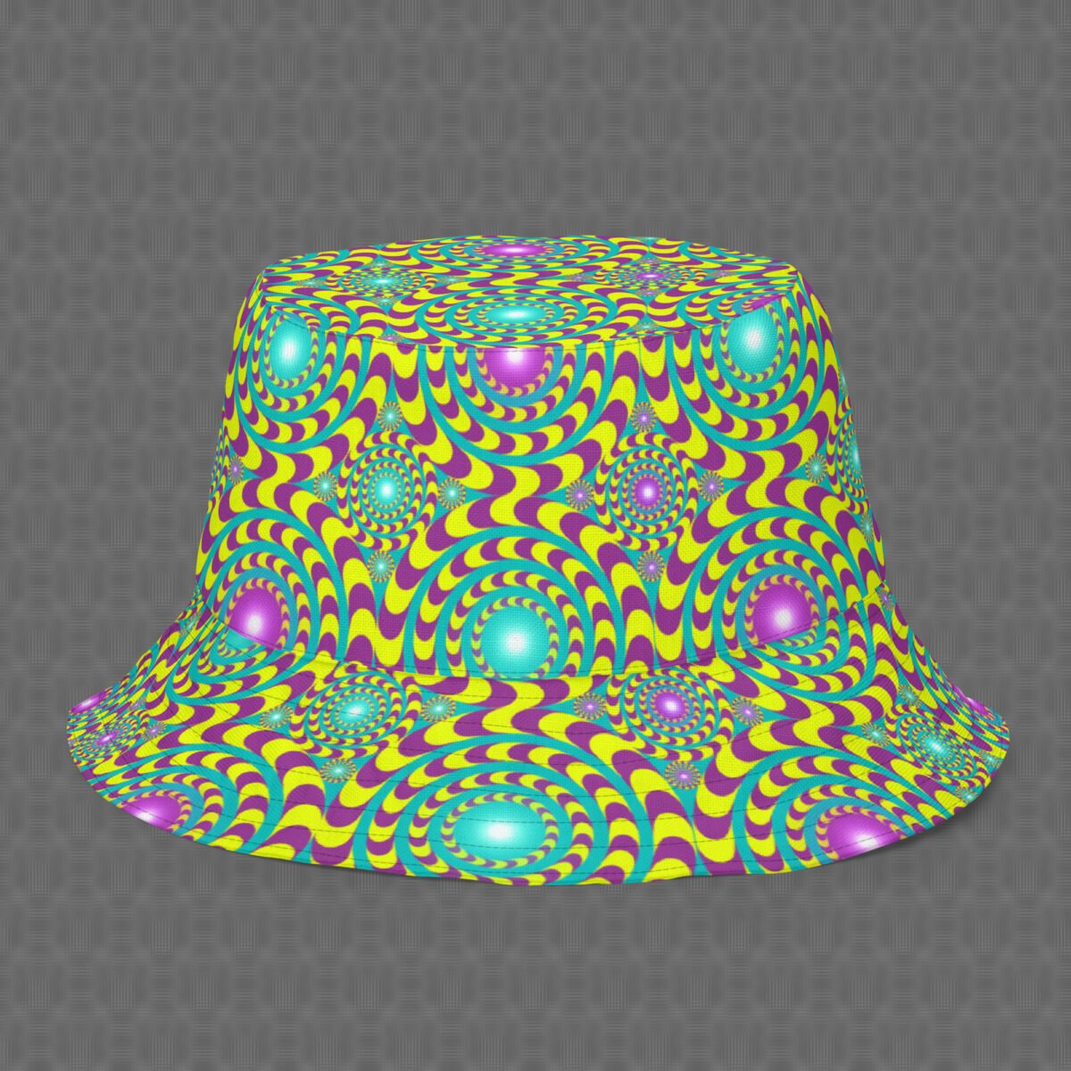 Trip Hazard | Psychedelic Visionary Art Reversible Bucket Hat