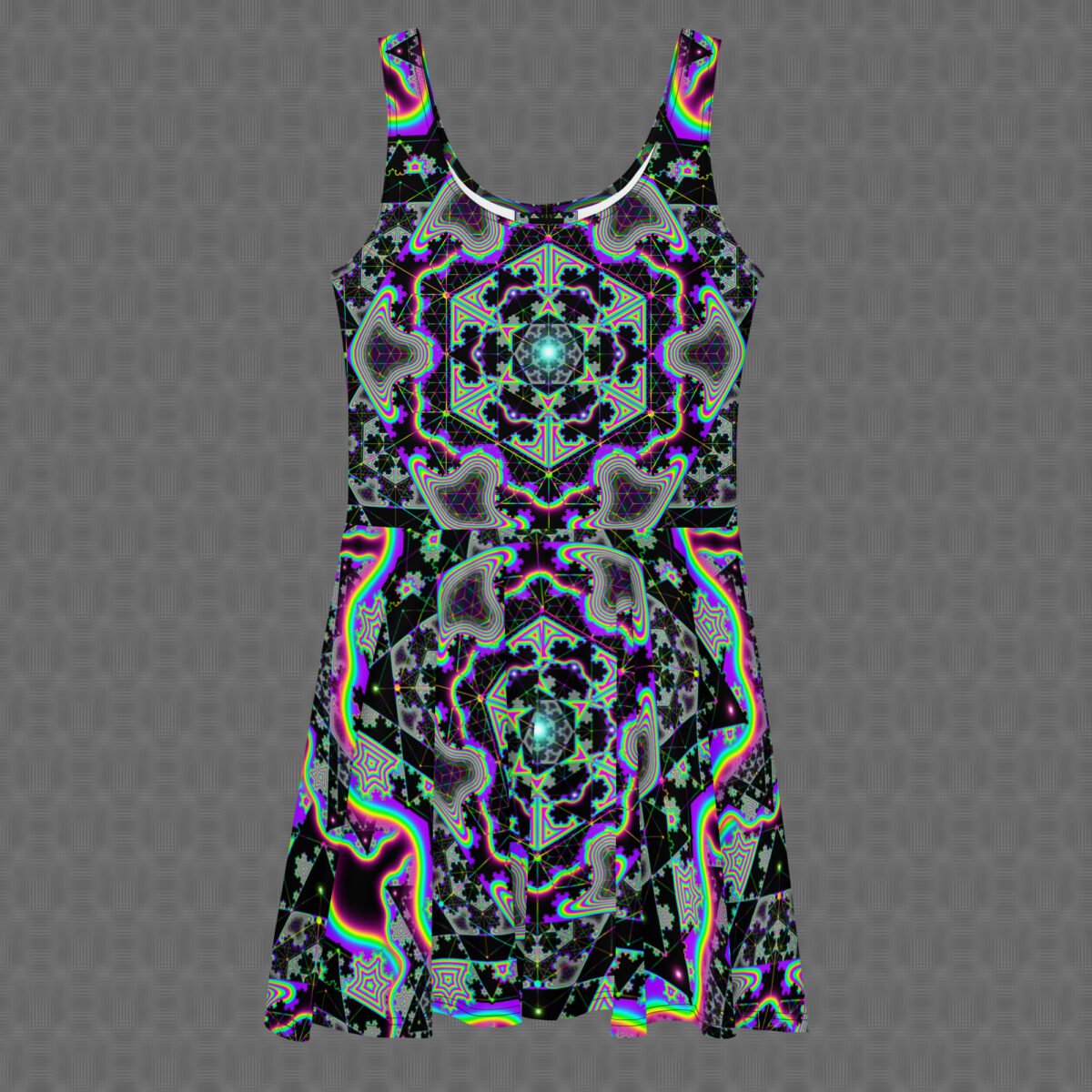 Microgram | Psychedelic Visionary Art Skater Dress