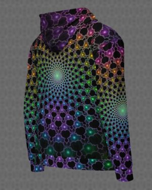 Brainfreeze | Psychedelic Visionary Art Unisex All-Over Hoodie