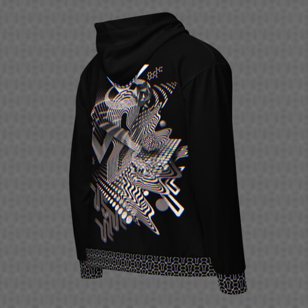 Dissolution Graphic Zip Hoodie
