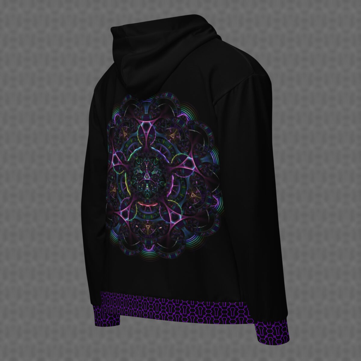 Synaptic Bloom | Psychedelic Visionary Art Unisex Graphic Hoodie
