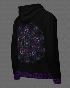 Synaptic Bloom | Psychedelic Visionary Art Unisex Graphic Hoodie