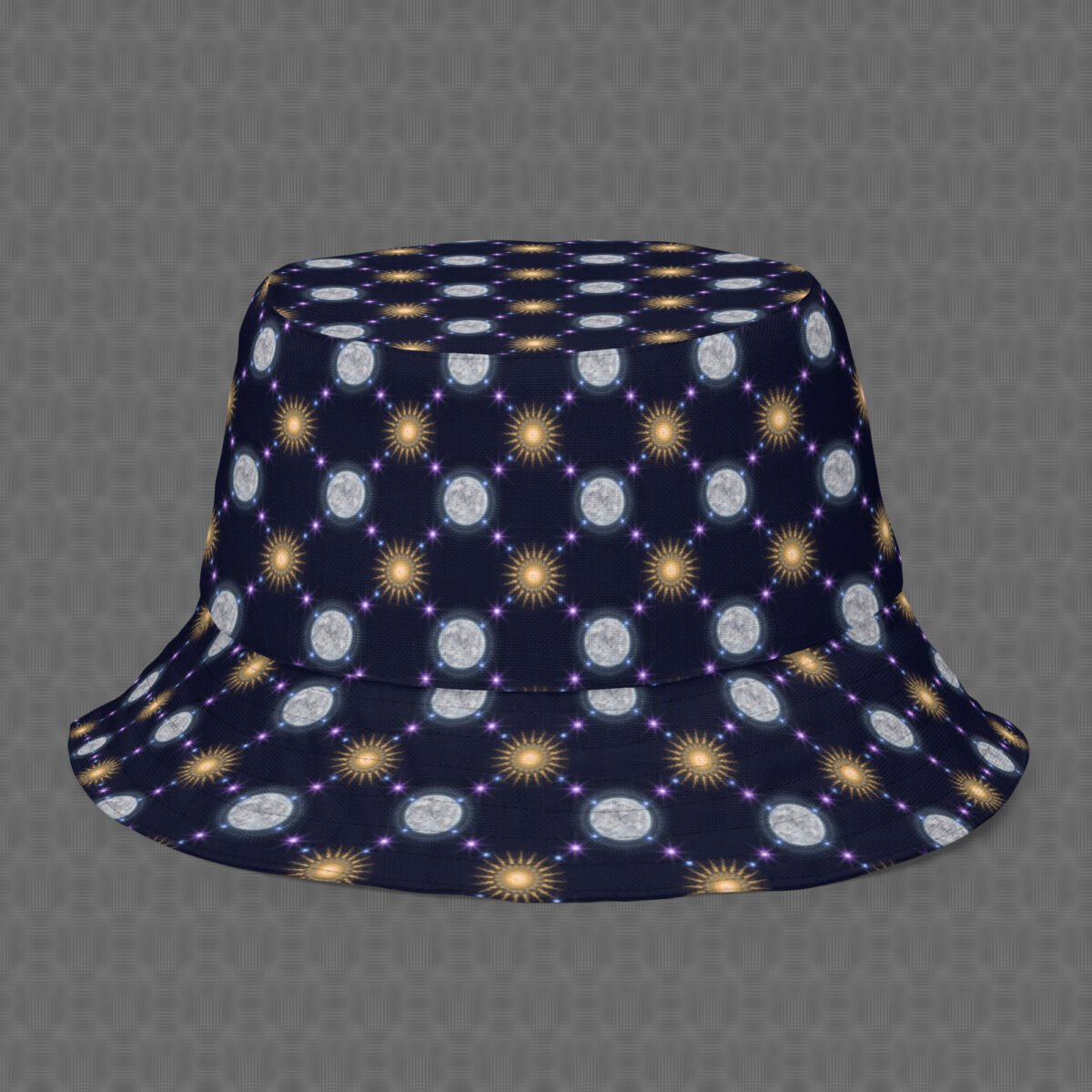 Celestial Bodies | Psychedelic Visionary Art Reversible Bucket Hat