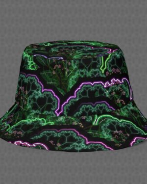 Biosynthebliss | Psychedelic Visionary Art Reversible Bucket Hat