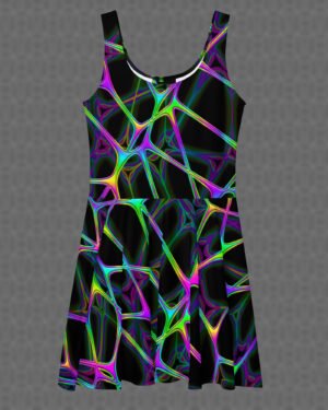 Psynet | Psychedelic Visionary Art Skater Dress