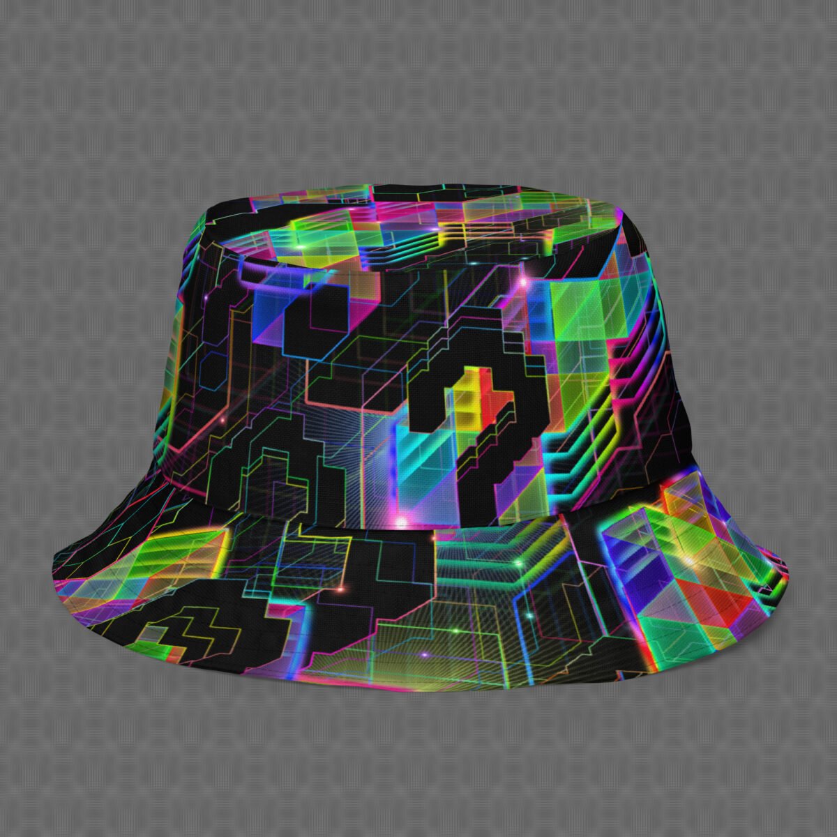 Question Everything | Psychedelic Visionary Art Reversible Bucket Hat