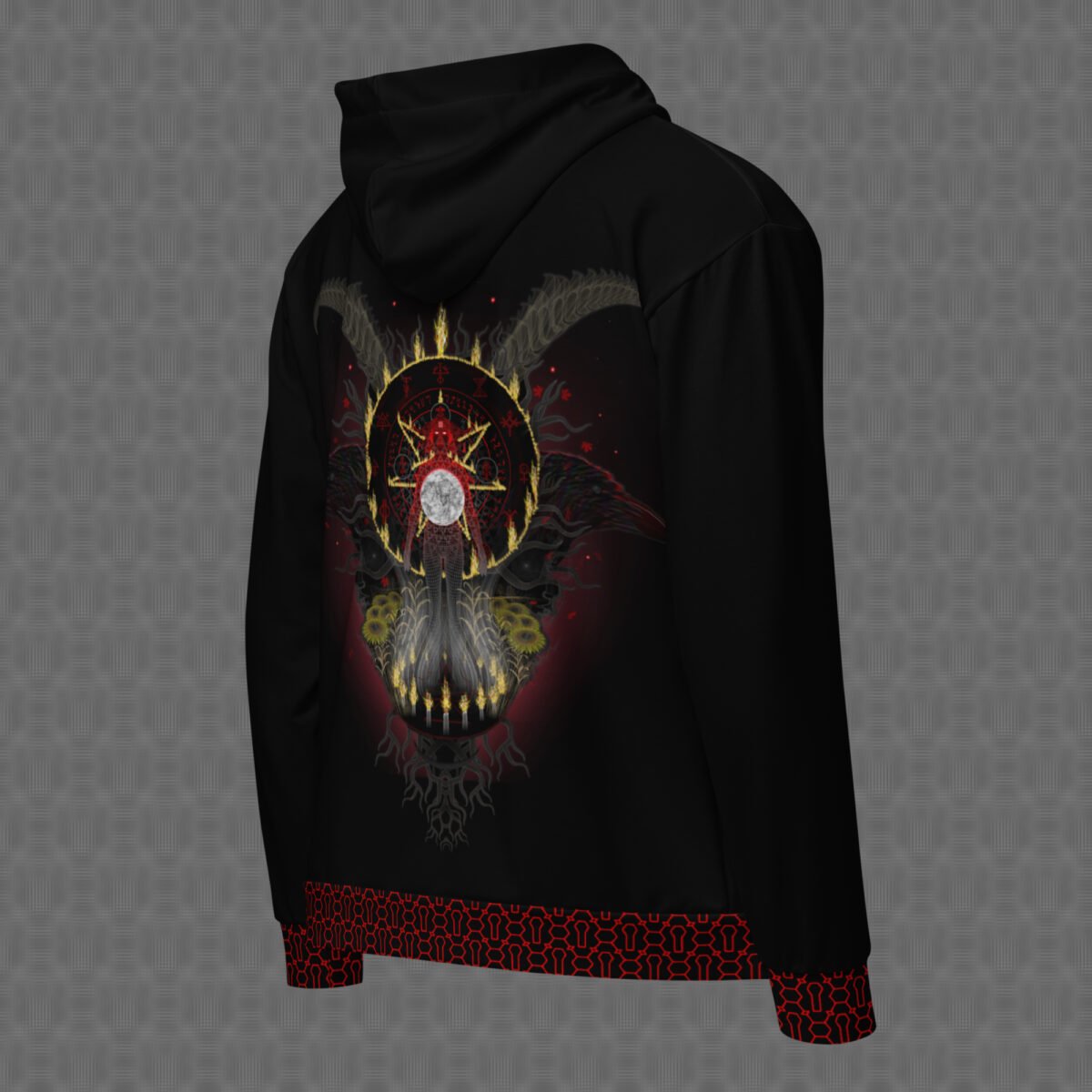 Samhain | Psychedelic Visionary Art Unisex Graphic Hoodie