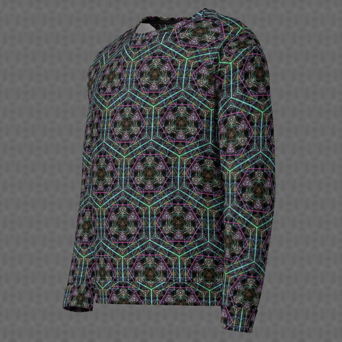 Hypergeometry | Psychedelic Visionary Art Men's Sweater