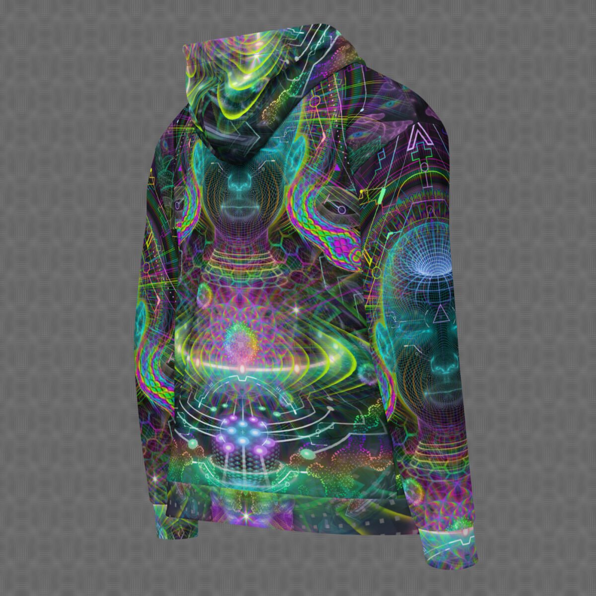 Superluminal | Psychedelic Visionary Art Unisex All-Over Hoodie