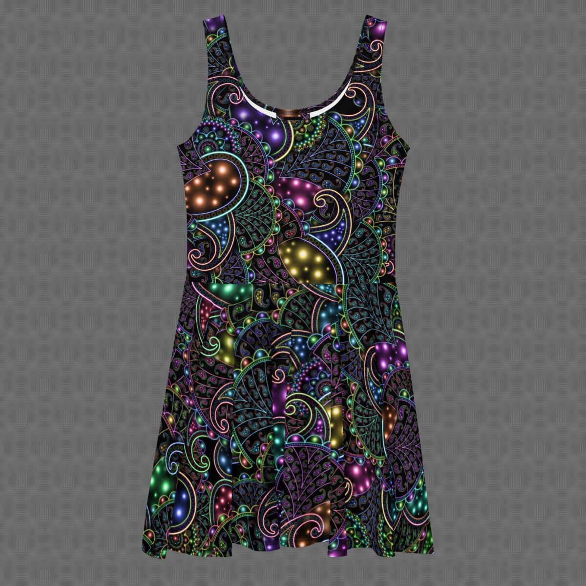 Neopaisley | Psychedelic Visionary Art Skater Dress