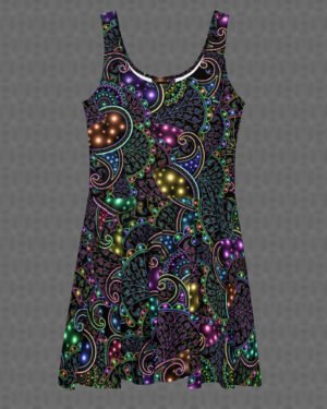 Neopaisley | Psychedelic Visionary Art Skater Dress