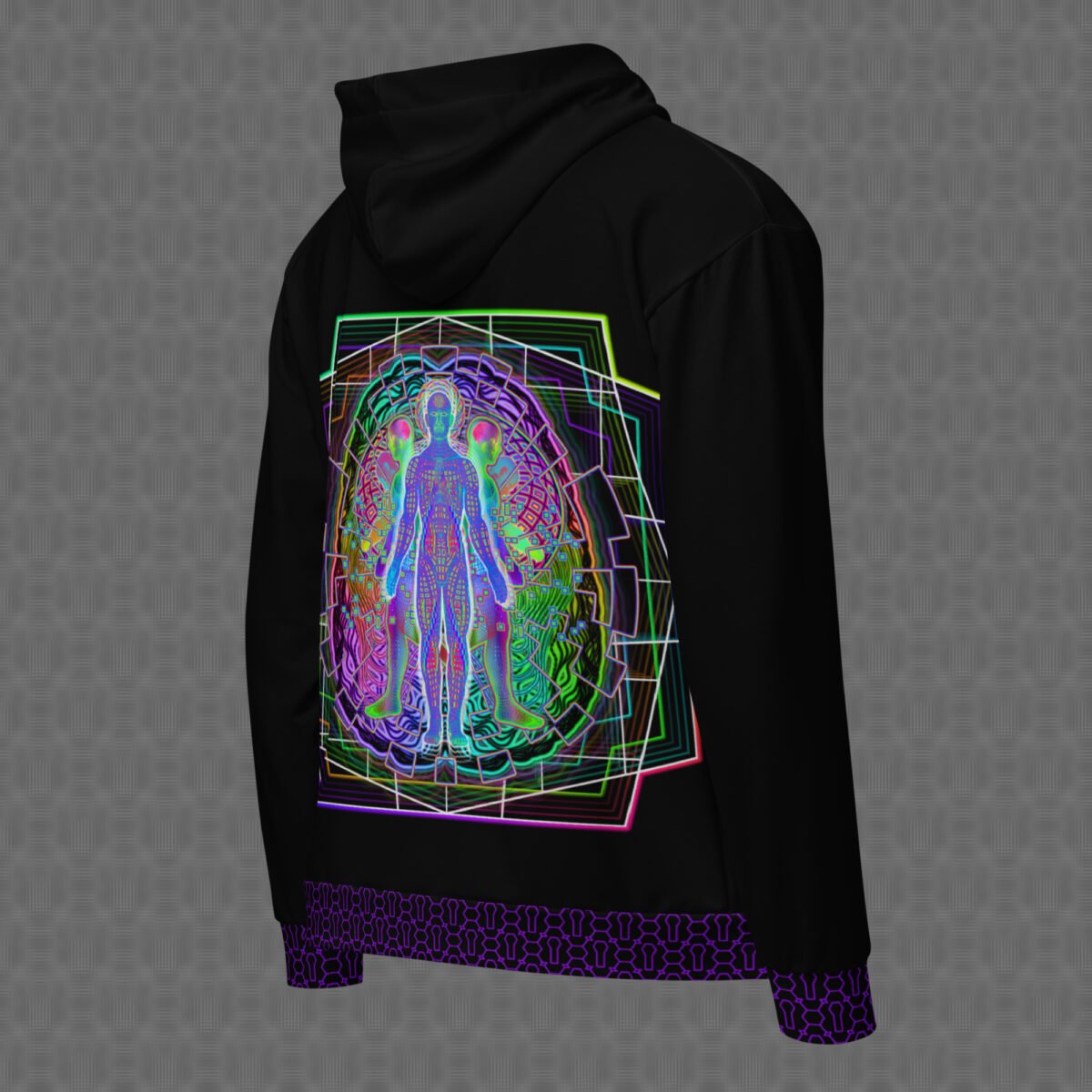 Simulation | Psychedelic Visionary Art Unisex Graphic Hoodie