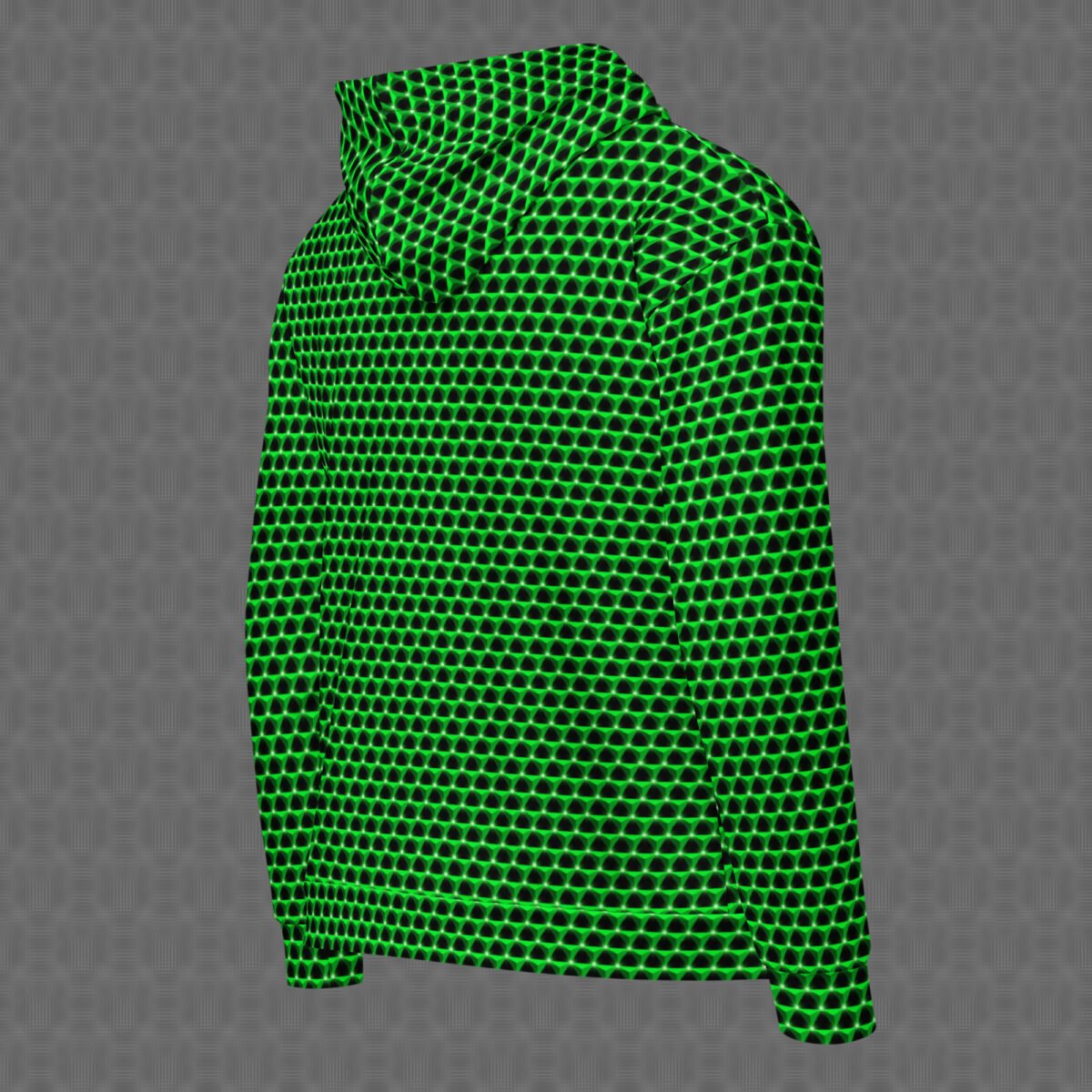 Emerald Prism | Psychedelic Visionary Art Unisex All-Over Hoodie