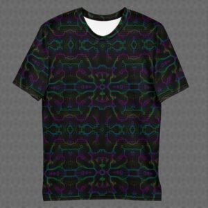 Techno Shamanic RGB Dark All-Over T-Shirt