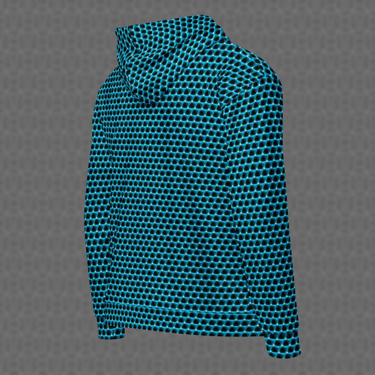 Aquamarine Prism | Psychedelic Visionary Art Unisex All-Over Hoodie
