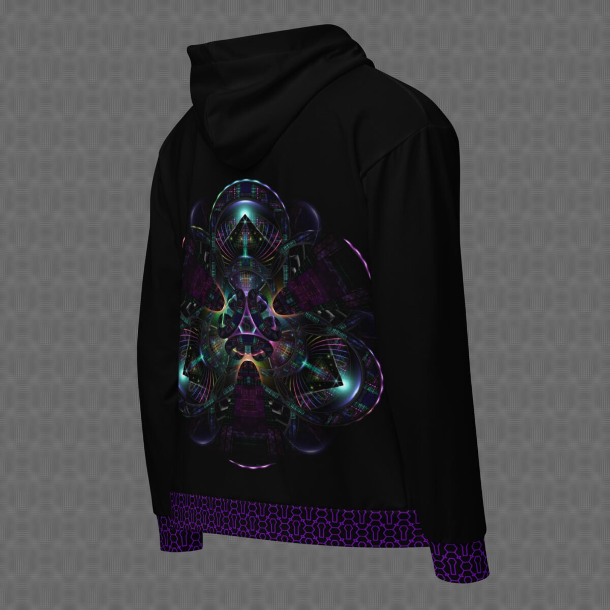 Cerebral Nexus | Psychedelic Visionary Art Unisex Graphic Hoodie
