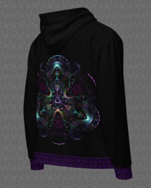 Cerebral Nexus | Psychedelic Visionary Art Unisex Graphic Hoodie