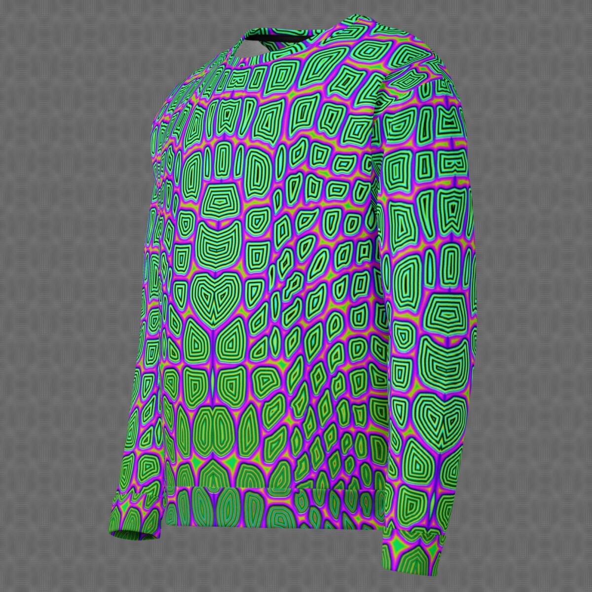 Reptilian | Psychedelic Visionary Art Men's Sweater