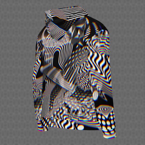 Dissolution All-Over Zip Hoodie