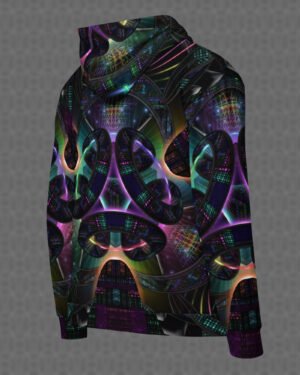 Cerebral Nexus | Psychedelic Visionary Art Unisex All-Over Hoodie